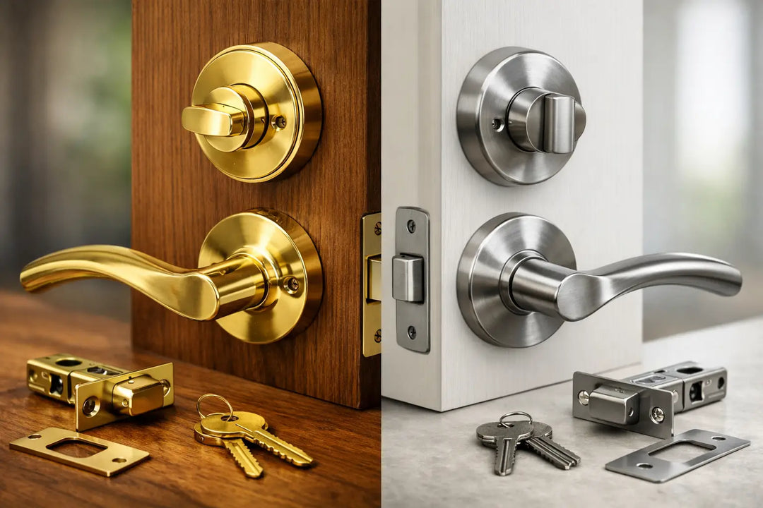 Brass vs Stainless Door Hardware Compared