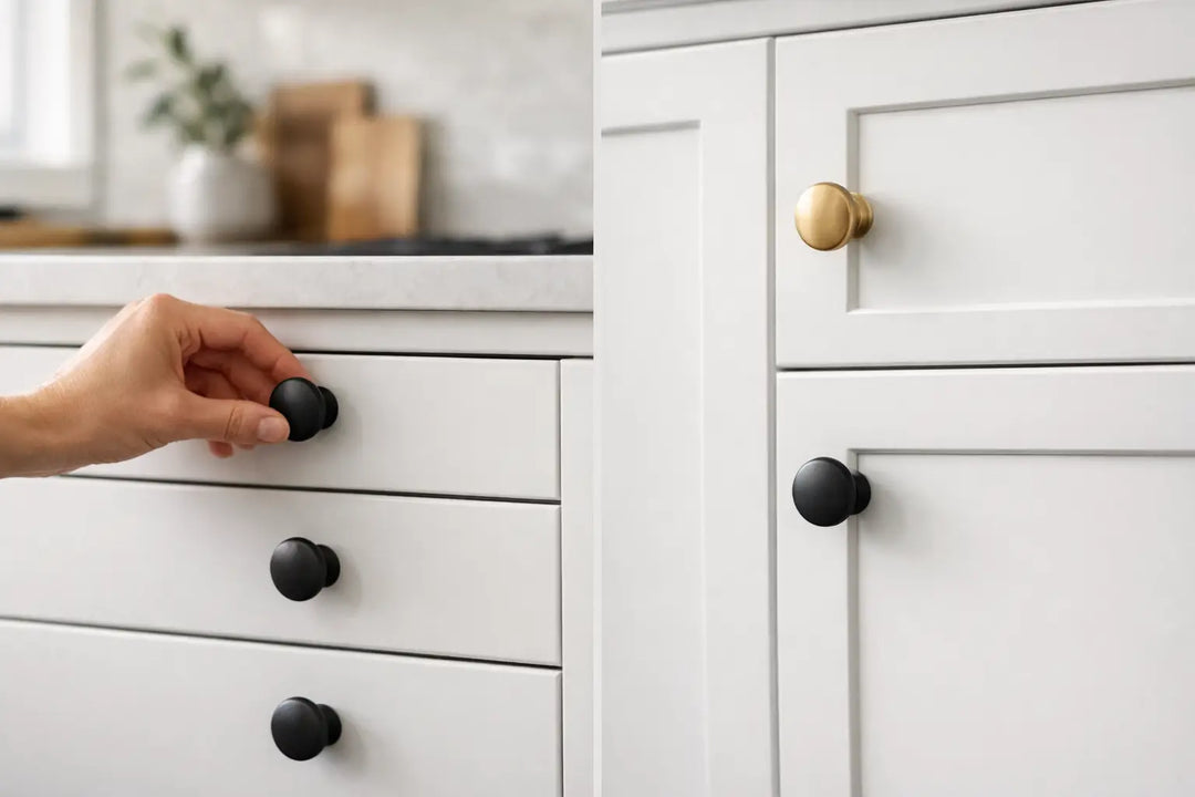 Cabinet Knob Placement Guide for Clean Lines