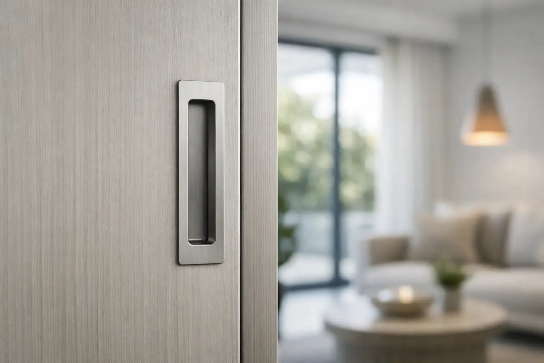 Flush Pull Handles for Refined Sliding Doors
