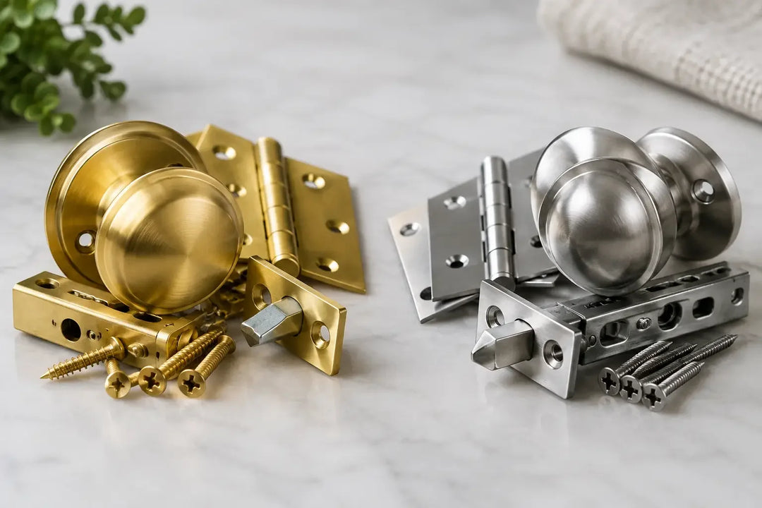 Solid Brass Versus Steel for Lasting Hardware