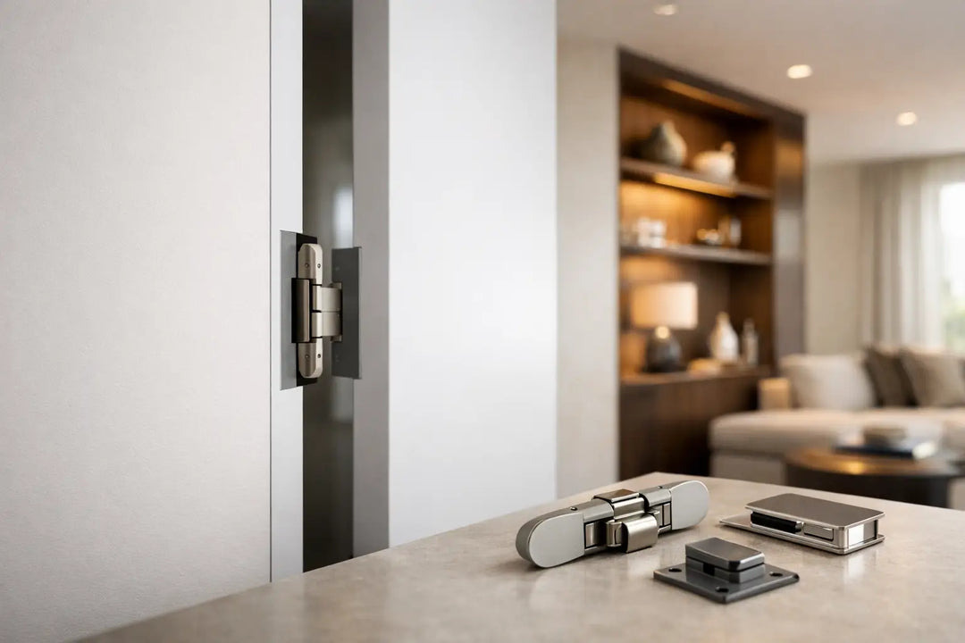 Hidden Door Hardware Systems for Fine Interiors