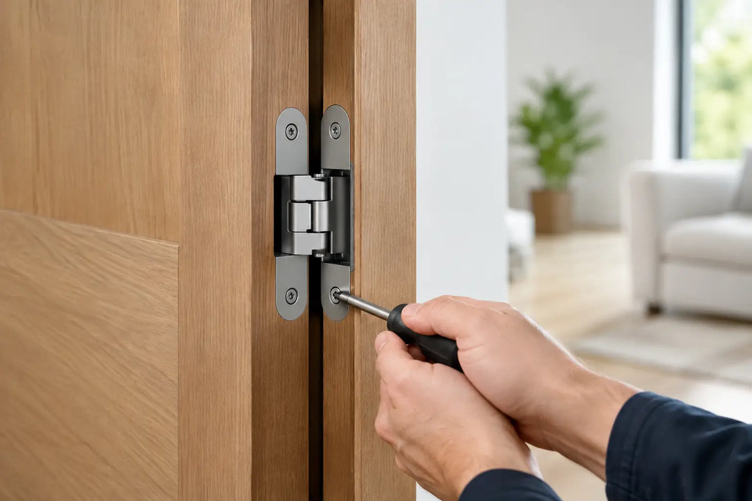 Install Concealed Hinges for a Flush Door