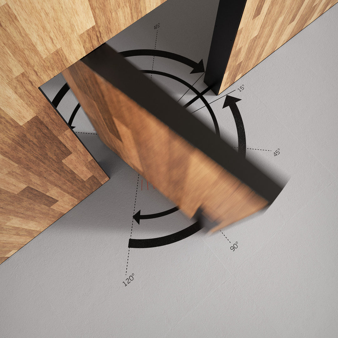 JNF IN.05.216.HO double action 500kgs CAM hydraulic timber door pivot set - Hold Open