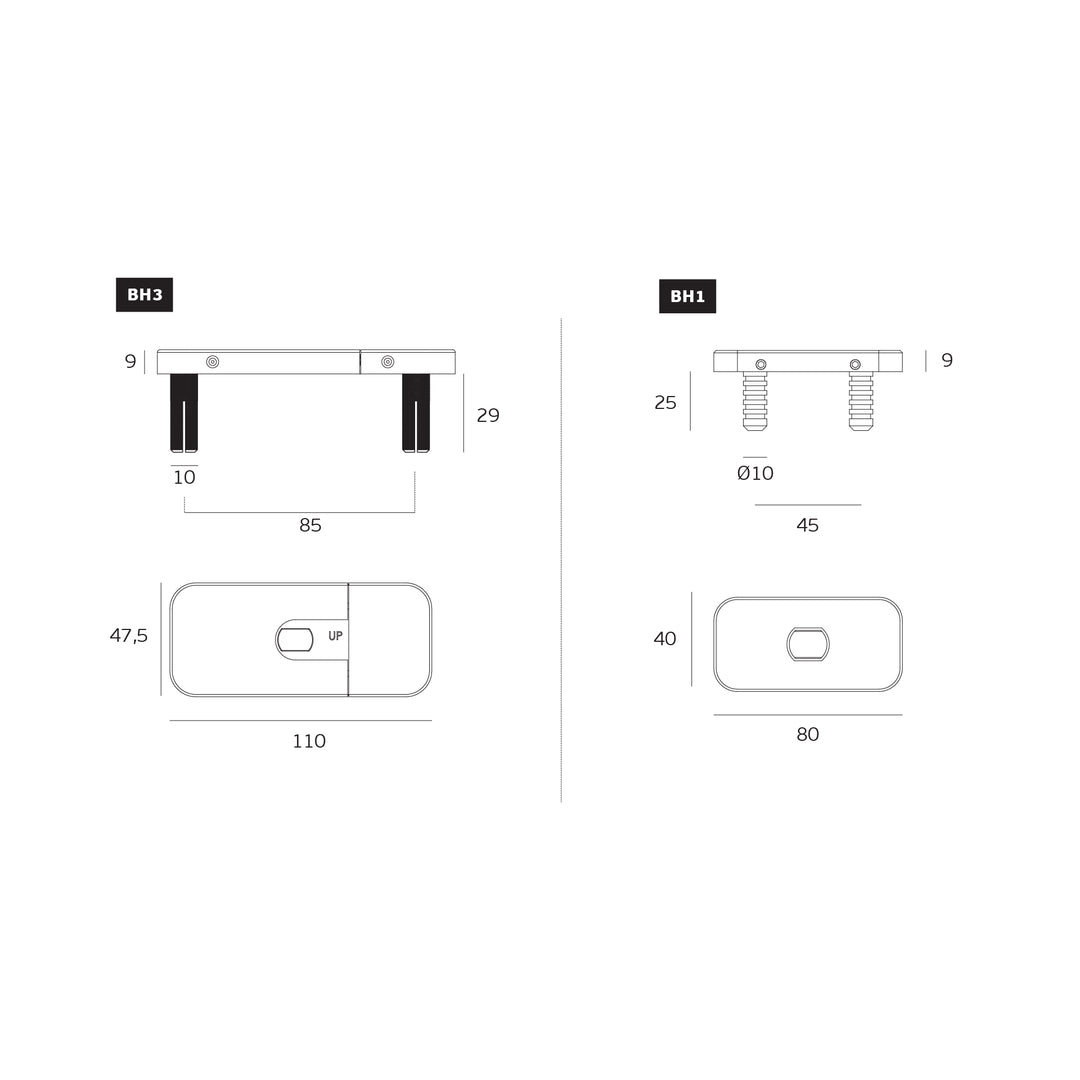 JNF IN.05.215.HO Double action 350kgs CAM hydraulic timber door pivot set - Hold Open