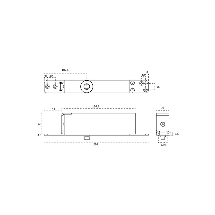 JNF IN.05.213.HO double action 100kgs CAM hydraulic timber door offset pivot set - itfitz