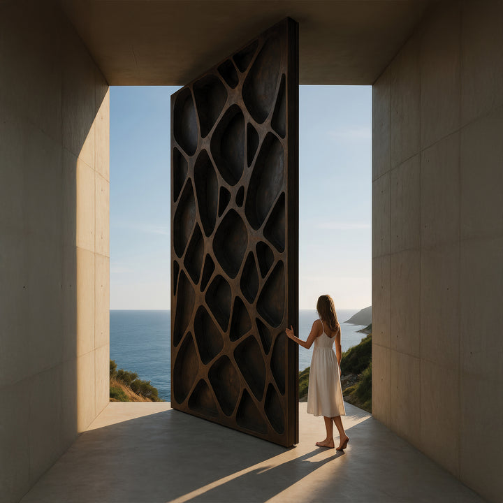 JNF IN.05.216.HO double action 500kgs CAM hydraulic timber door pivot set - Hold Open