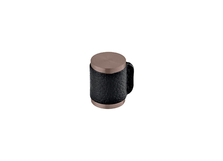 JNF Skin Natural Black Leather Door Stop