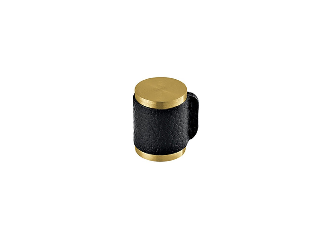 JNF Skin Natural Black Leather Door Stop