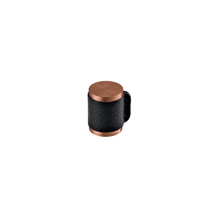JNF Skin Natural Black Leather Door Stop