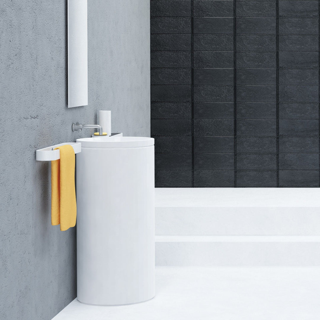 JNF White Series Free-Standing Soap Holder