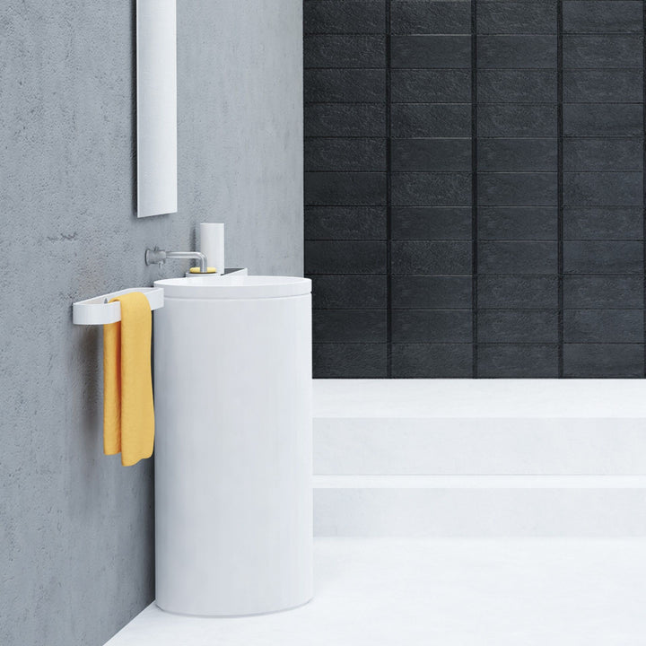 JNF White Series Free-Standing Soap Holder