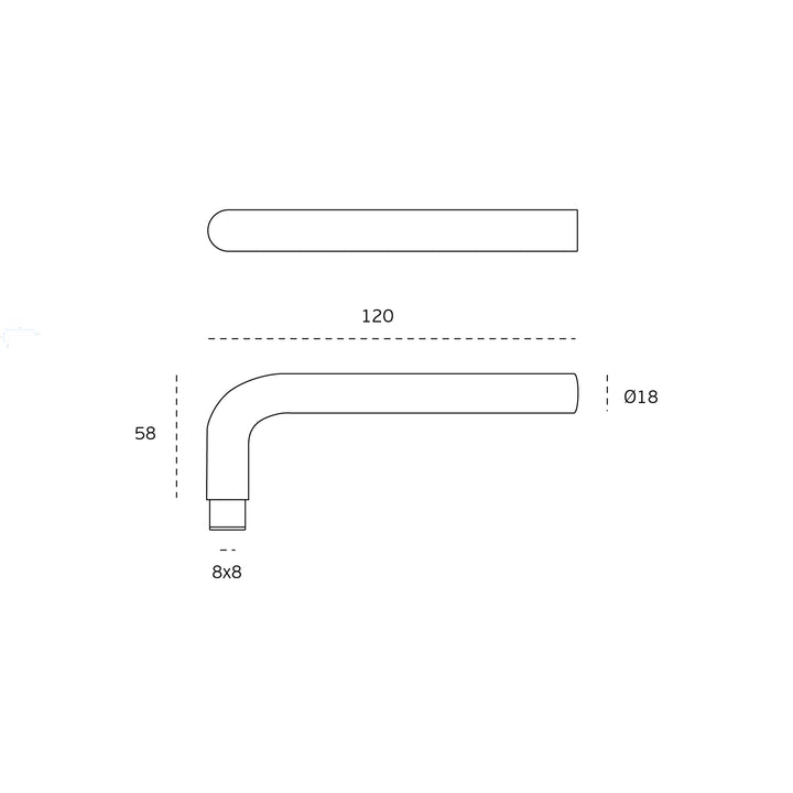 JNF Timeless 084 Lever Handle Set