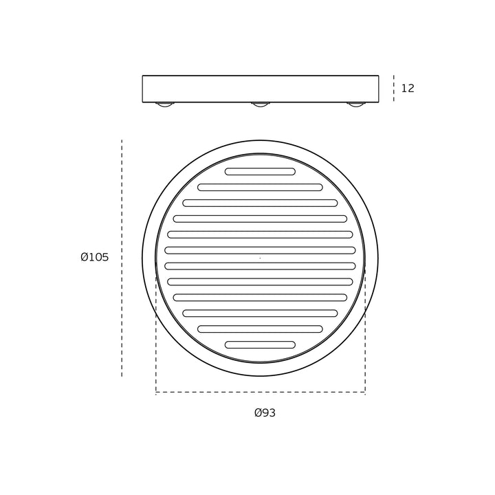 JNF White Series Free-Standing Soap Holder