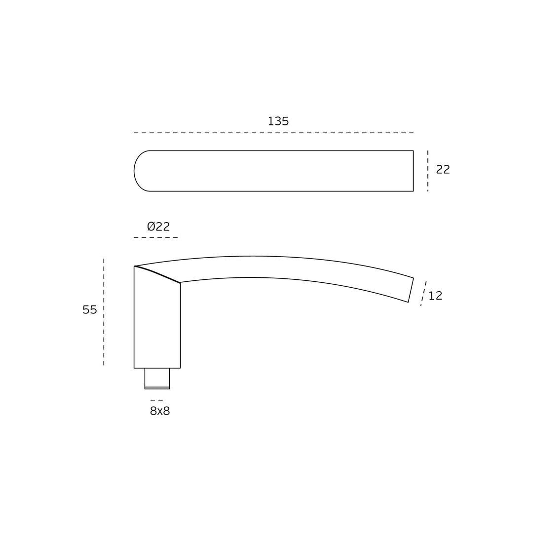 JNF ARCO Lever Handles Set
