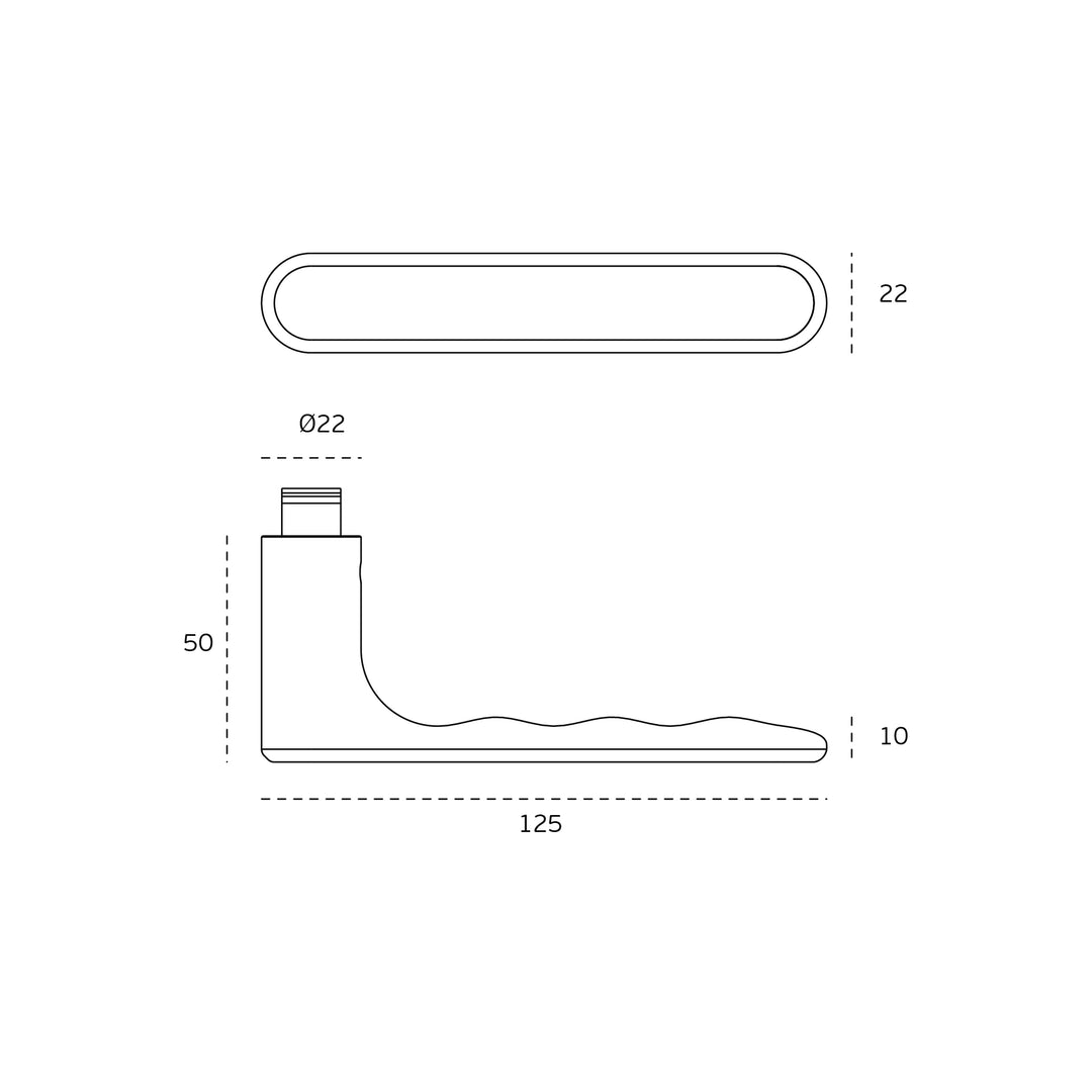 JNF Organic Tokyo RC Lever Handles Set