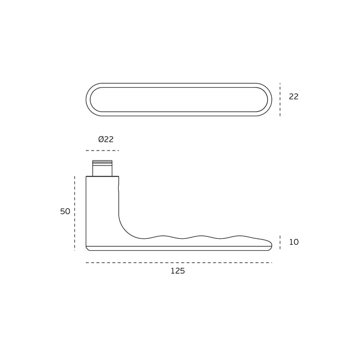 JNF Organic Tokyo RC Lever Handles Set