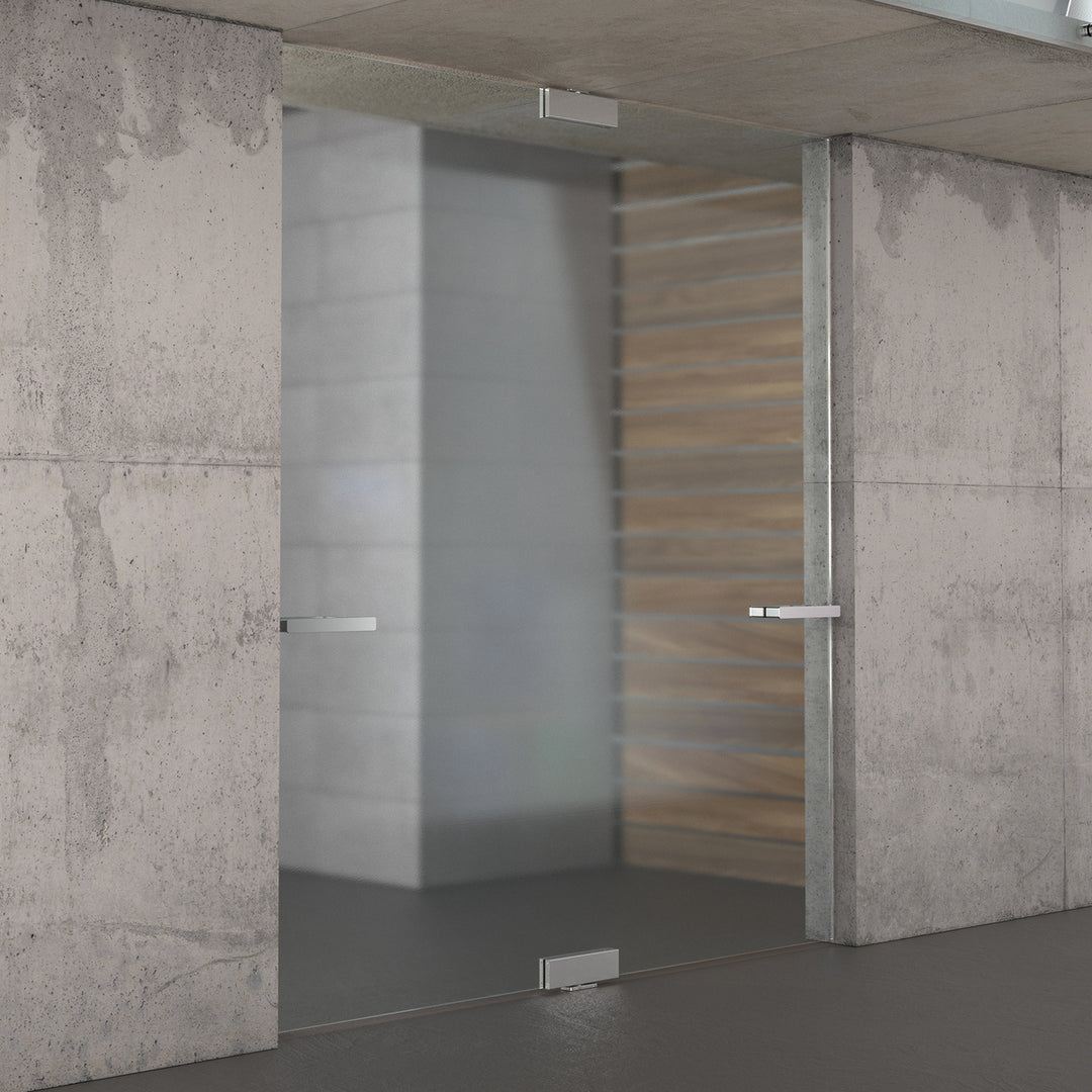 JNF IN.81.206 W 360º 200kgs CAM hydraulic glass door pivot patch set