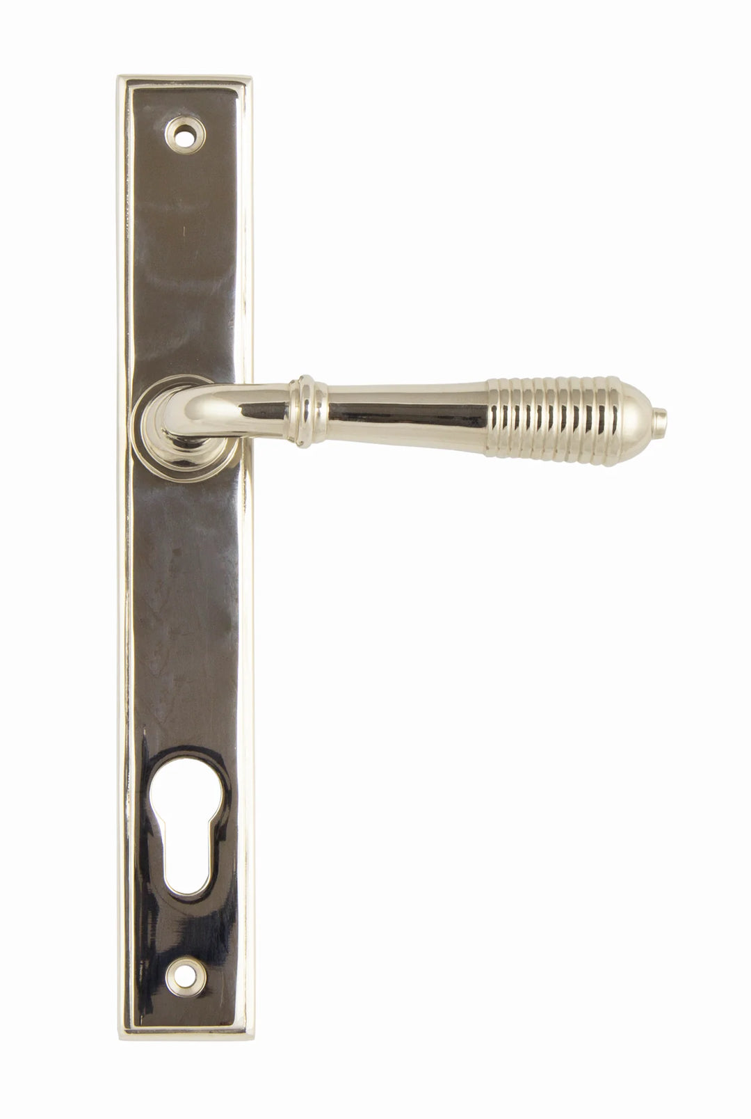 From the Anvil Reeded Slimline Lever Espagnolette Lock Set