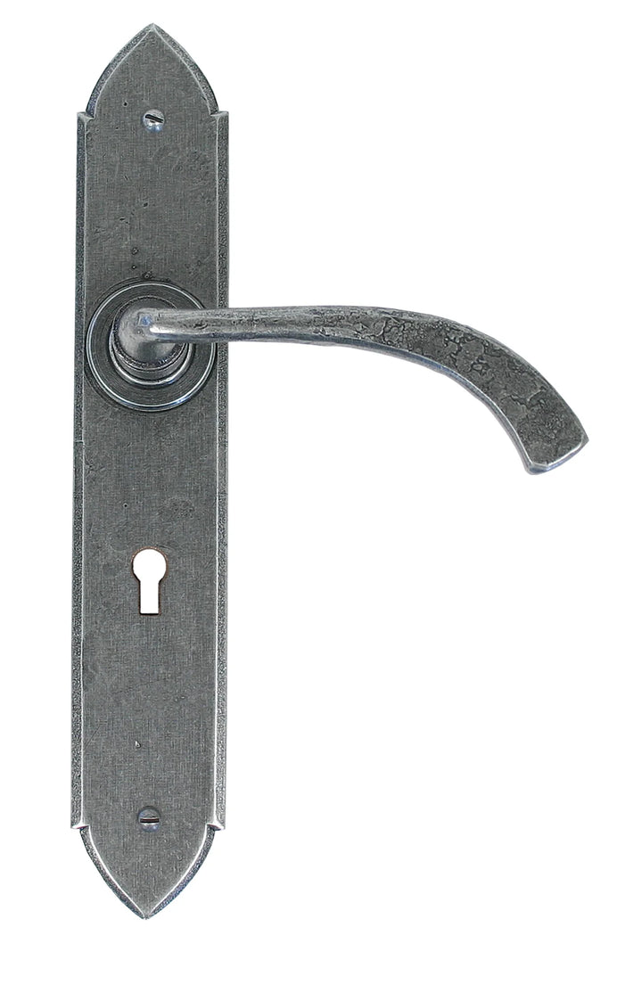 From the Anvil Gothic Curved Sprung Lever on Plate