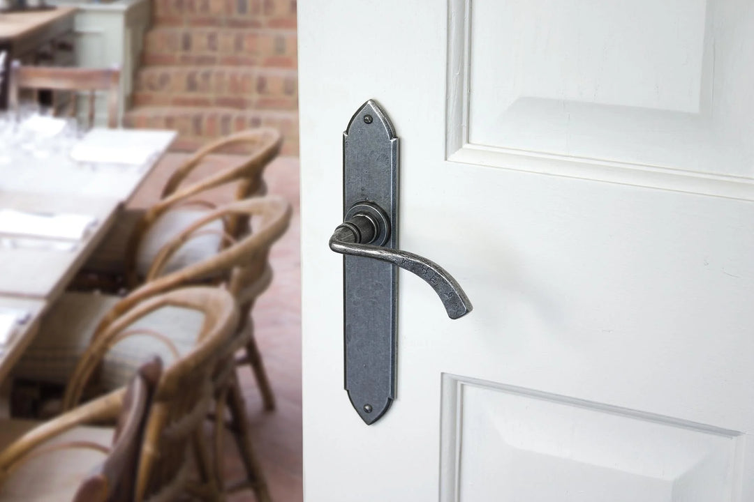 From the Anvil Gothic Curved Sprung Lever on Plate