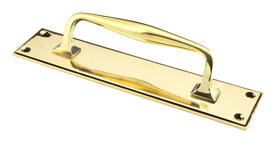 From the Anvil Art Deco Pull Handle on Backplate - Small - itfitz