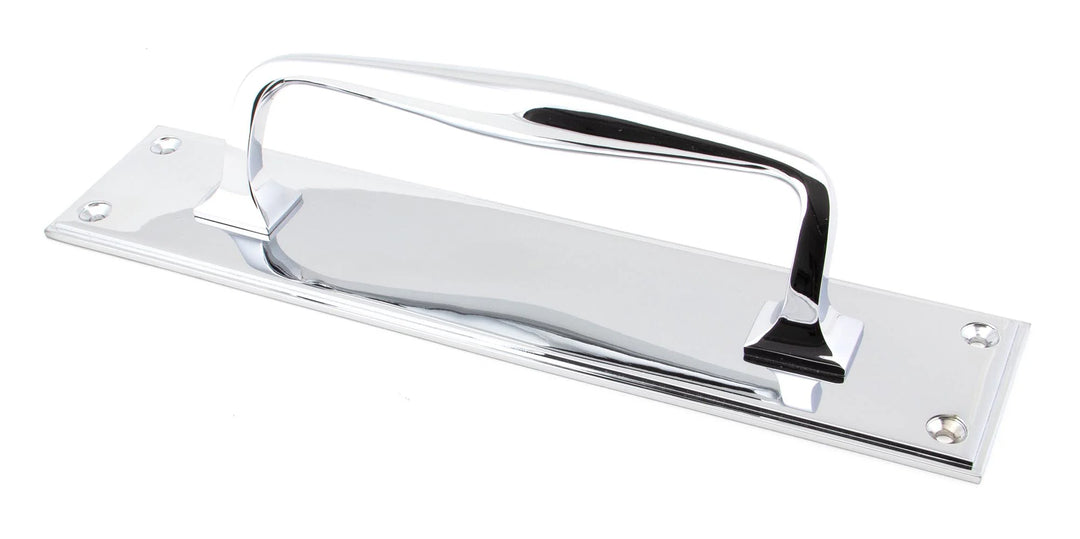 From the Anvil Art Deco Pull Handle on Backplate - Small - itfitz