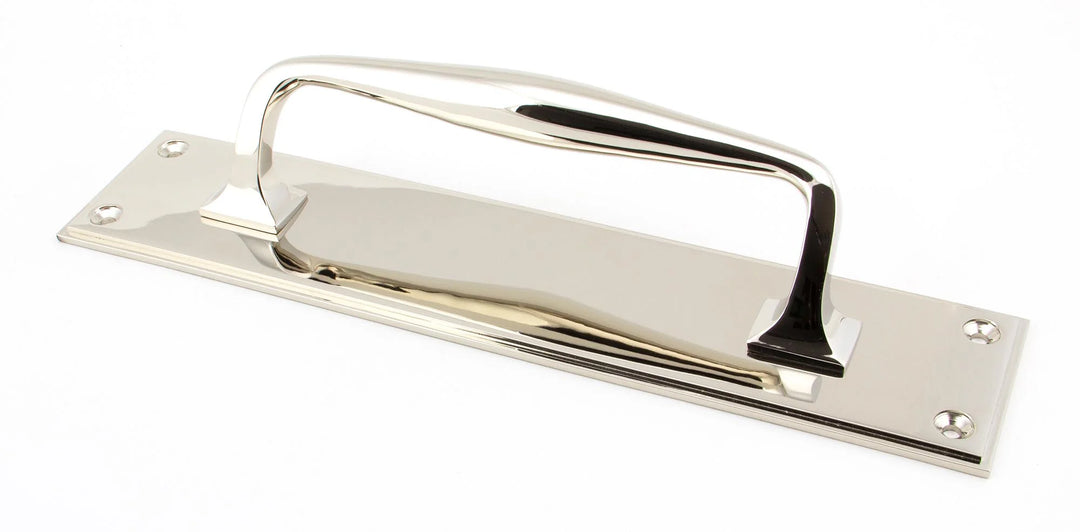 From the Anvil Art Deco Pull Handle on Backplate - Small - itfitz