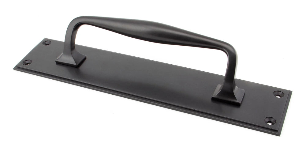 From the Anvil Art Deco Pull Handle on Backplate - Small - itfitz