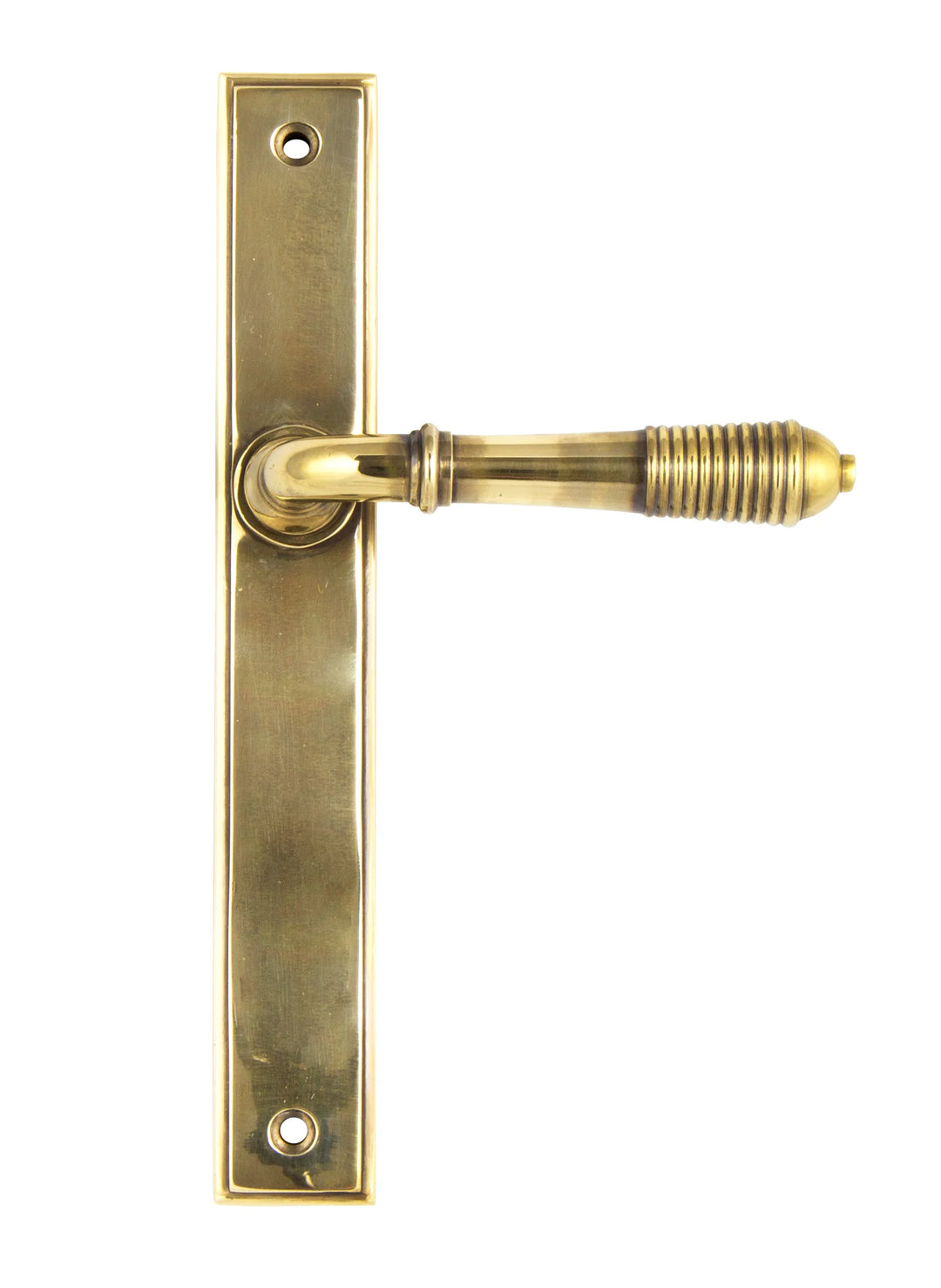 From the Anvil Reeded Slimline Sprung Lever Espagnolette Latch Set - itfitz