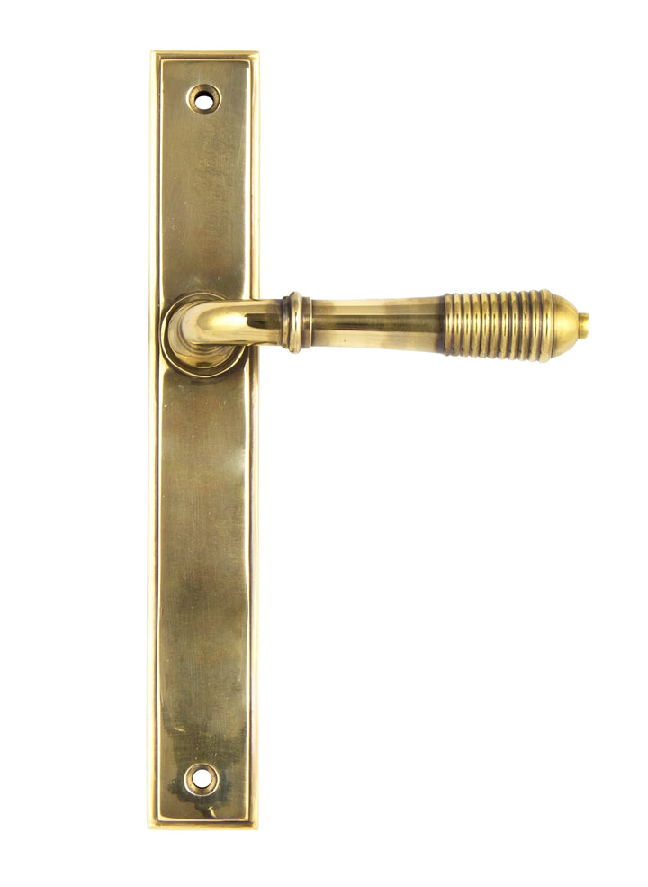 From the Anvil Reeded Slimline Sprung Lever Espagnolette Latch Set - itfitz