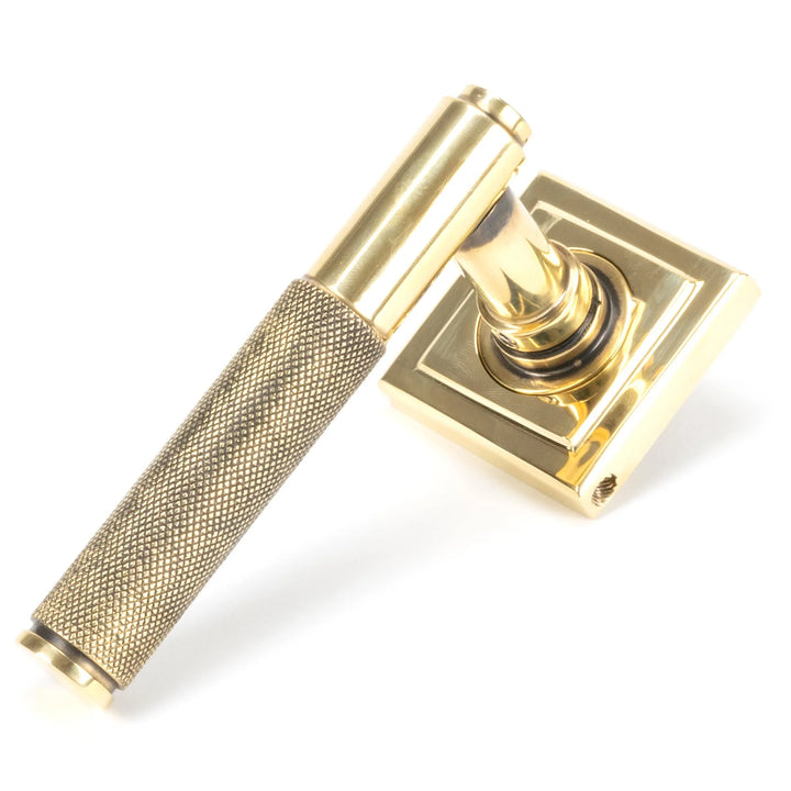 From the Anvil Brompton Lever on Unsprung Square Rose Set - itfitz