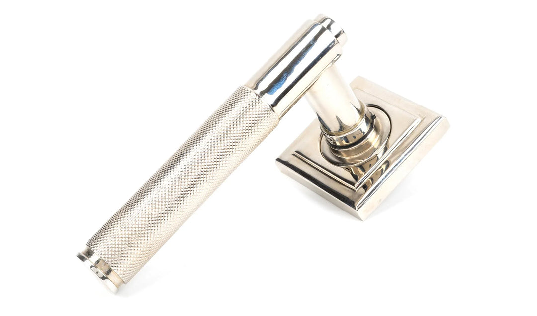 From the Anvil Brompton Lever on Unsprung Square Rose Set - itfitz