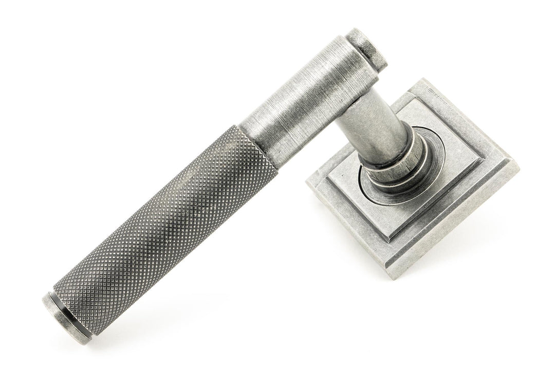 From the Anvil Brompton Lever on Unsprung Square Rose Set - itfitz