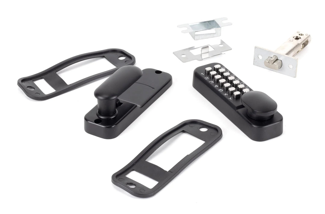 From the Anvil Black Digital Keypad Lock with Latch Bolt