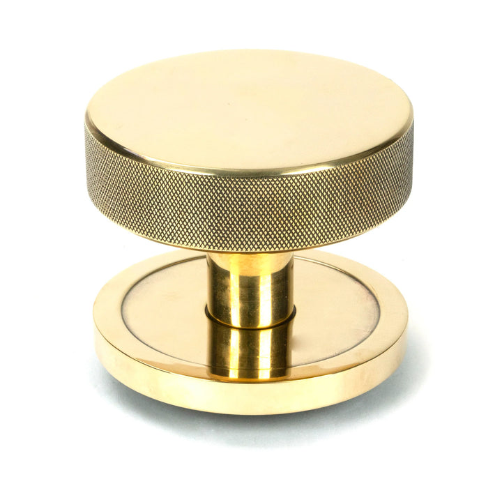 From the Anvil Brompton Centre Door Knob with Plain Rose - itfitz