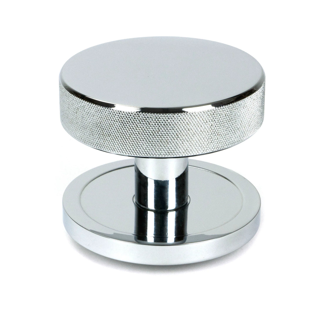 From the Anvil Brompton Centre Door Knob with Plain Rose - itfitz