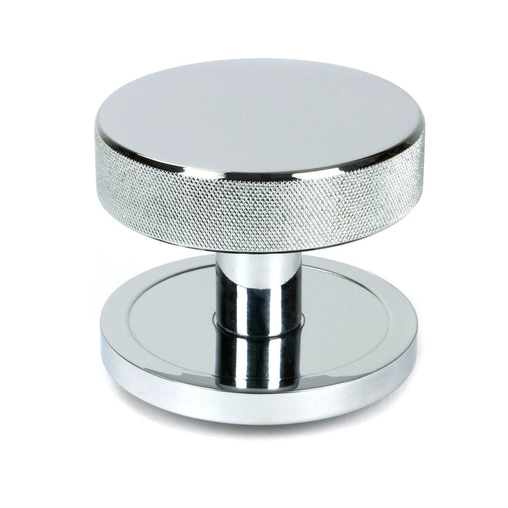 From the Anvil Brompton Centre Door Knob with Plain Rose - itfitz