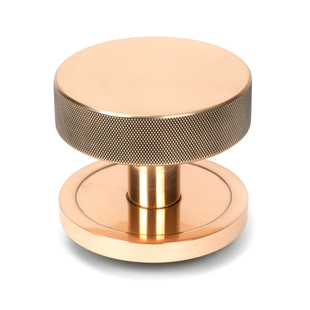 From the Anvil Brompton Centre Door Knob with Plain Rose - itfitz