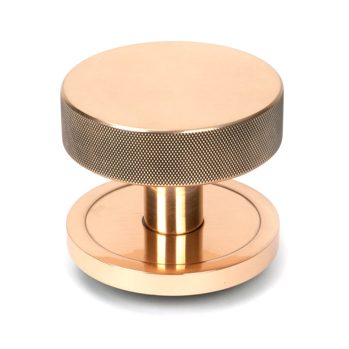 From the Anvil Brompton Centre Door Knob with Plain Rose - itfitz