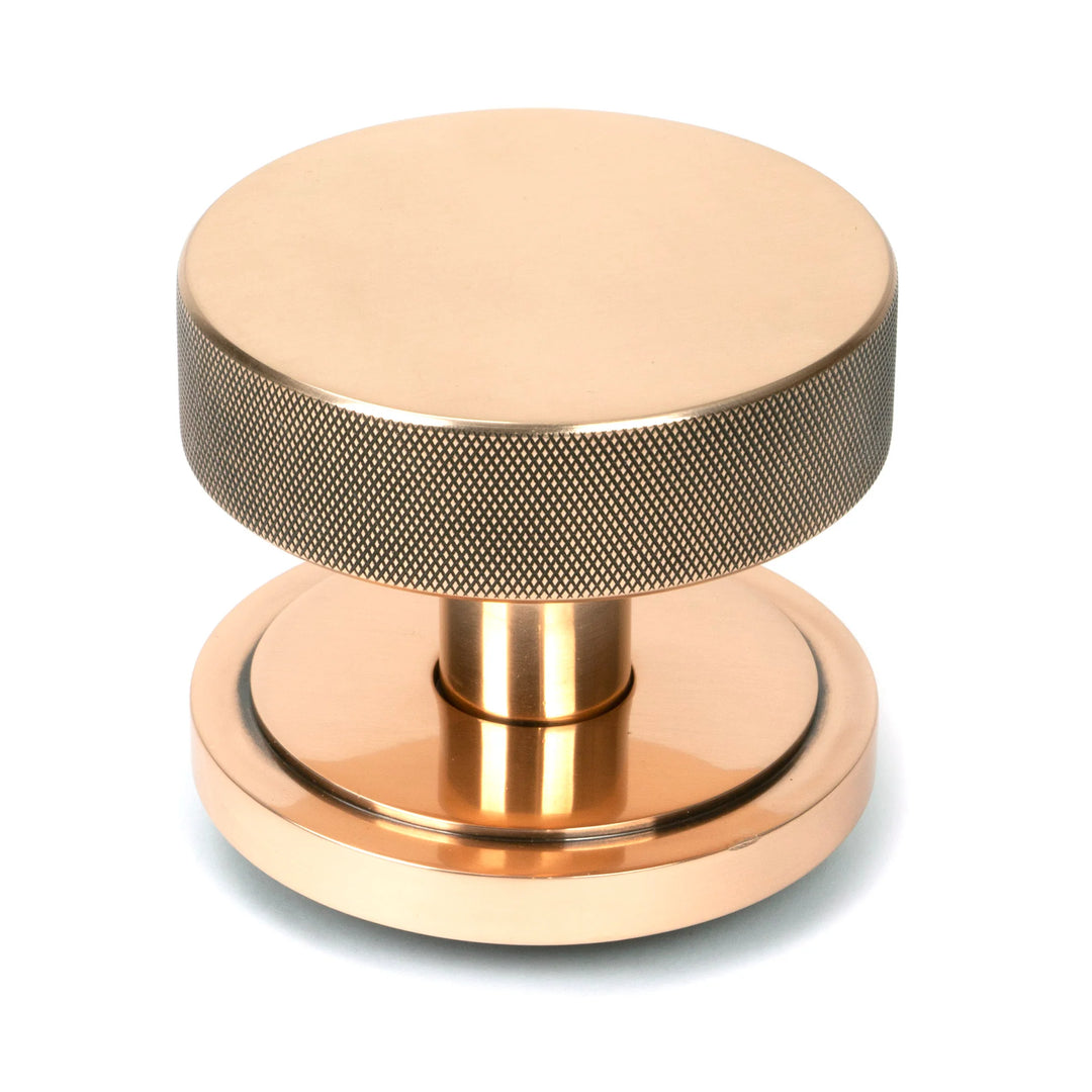 From the Anvil Brompton Centre Door Knob with Art Deco Rose - itfitz