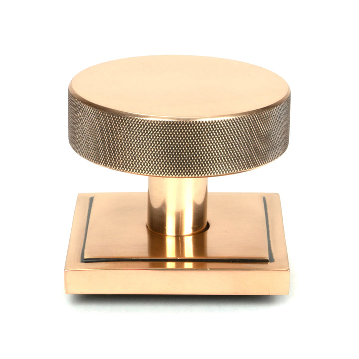 From the Anvil Brompton Centre Door Knob with Square Rose - itfitz