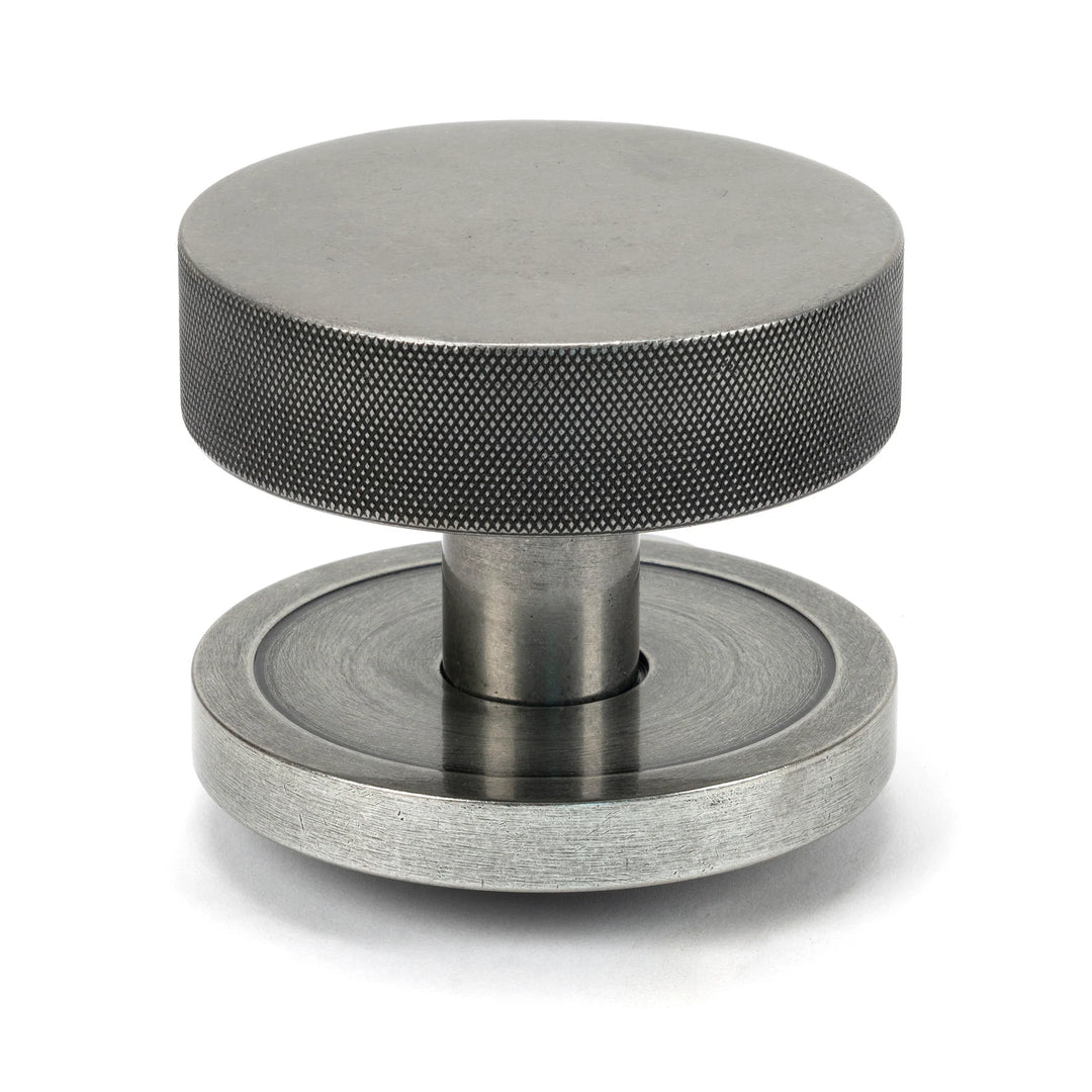 From the Anvil Brompton Centre Door Knob with Plain Rose - itfitz