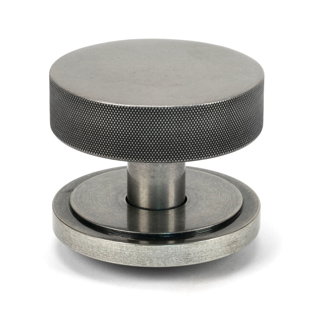 From the Anvil Brompton Centre Door Knob with Art Deco Rose - itfitz