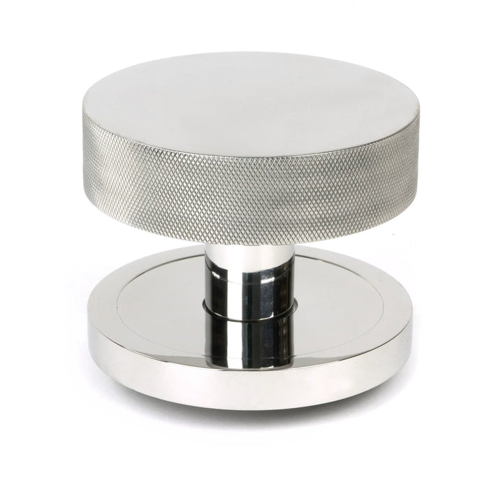 From the Anvil Brompton Centre Door Knob with Plain Rose - itfitz
