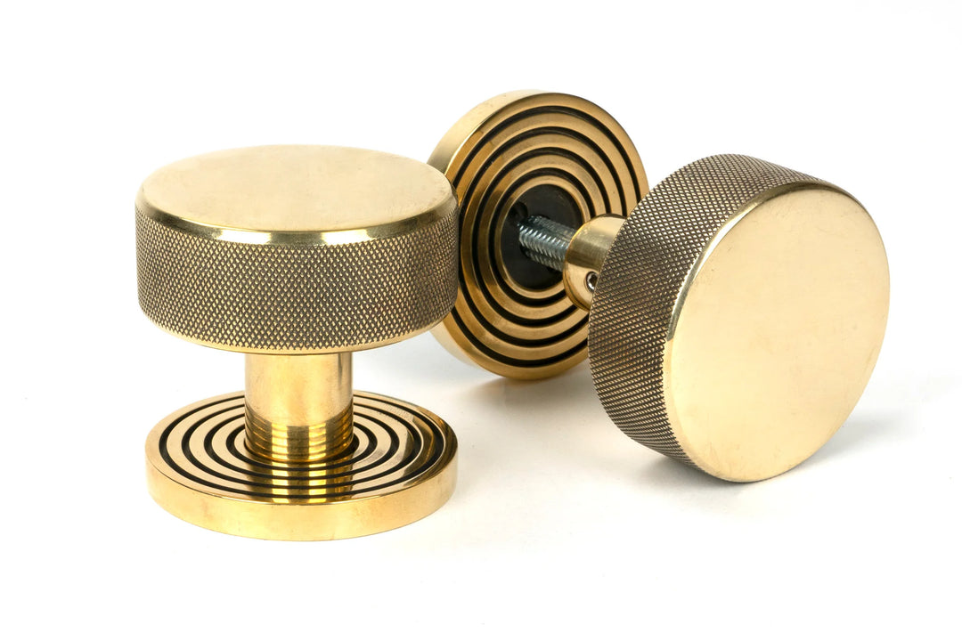 From the Anvil Brompton Mortice/Rim Knob Set with Beehive Rose - itfitz