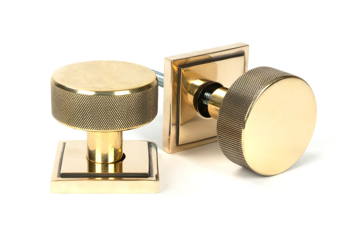 From the Anvil Brompton Mortice/Rim Knob Set with Square Rose - itfitz