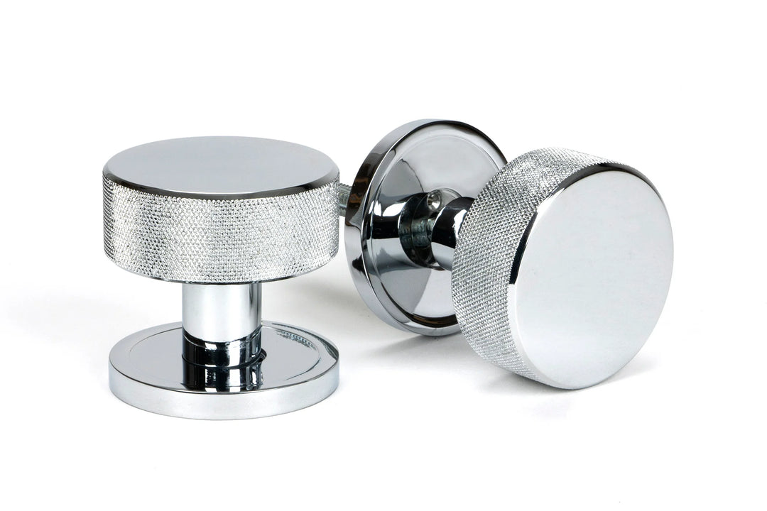 From the Anvil Brompton Mortice/Rim Knob Set with Plain Rose - itfitz