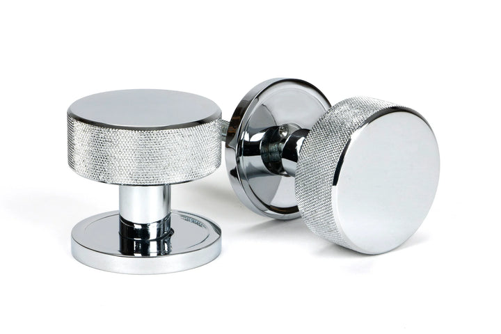 From the Anvil Brompton Mortice/Rim Knob Set with Plain Rose - itfitz
