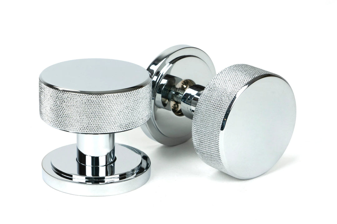 From the Anvil Brompton Mortice/Rim Knob Set with Art Deco Rose - itfitz