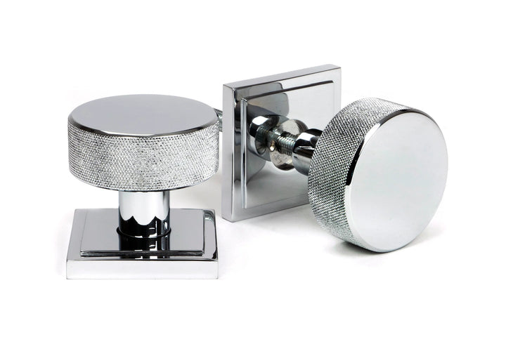 From the Anvil Brompton Mortice/Rim Knob Set with Square Rose - itfitz